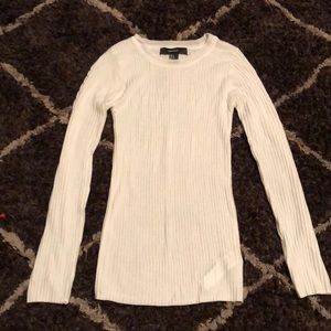 Forever 21, new, white long sleeve top